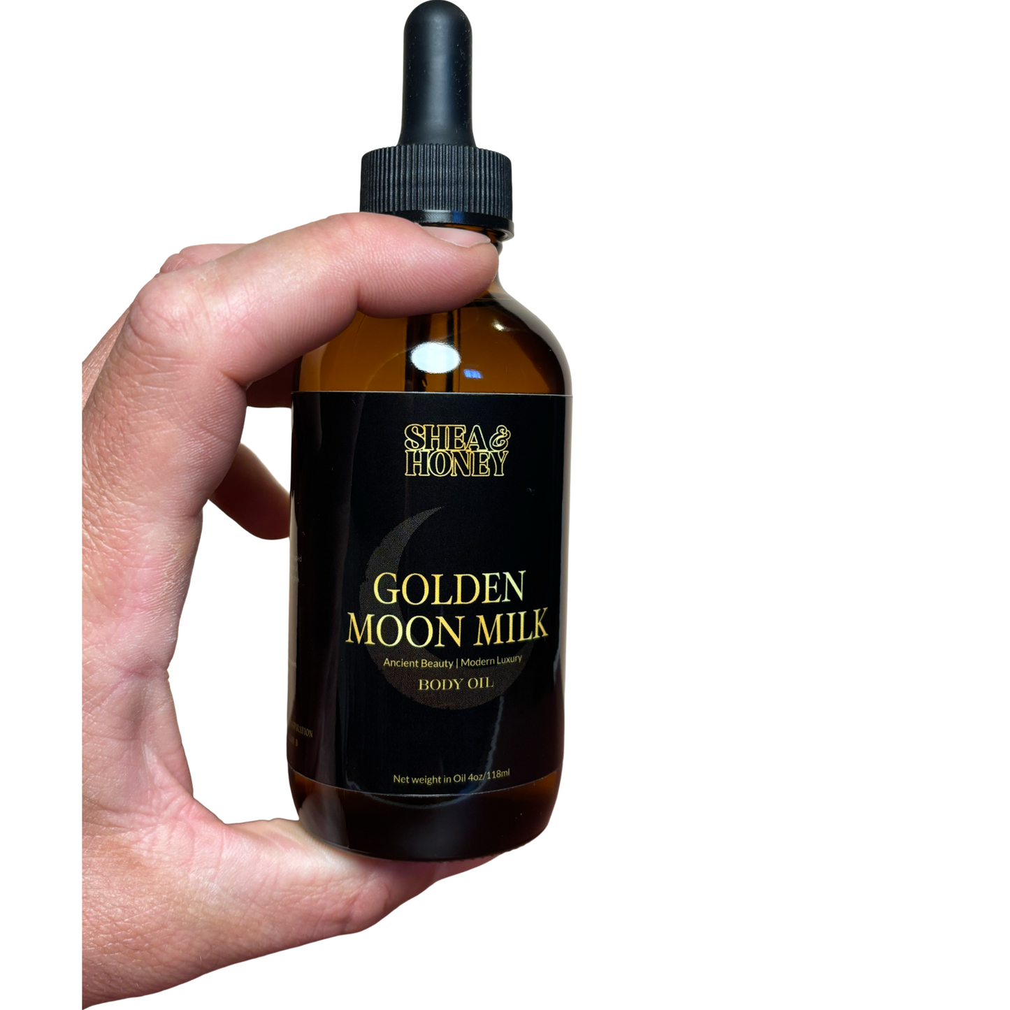 Handmade Body Oil Golden Moon Milk