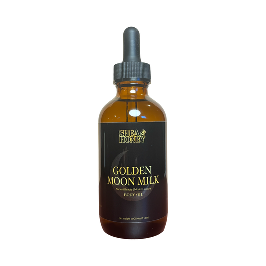 Handmade Body Oil Golden Moon Milk
