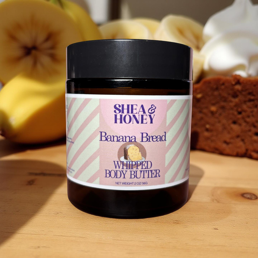 Banana Bread Handmade Olive Oil Whipped Body Butter